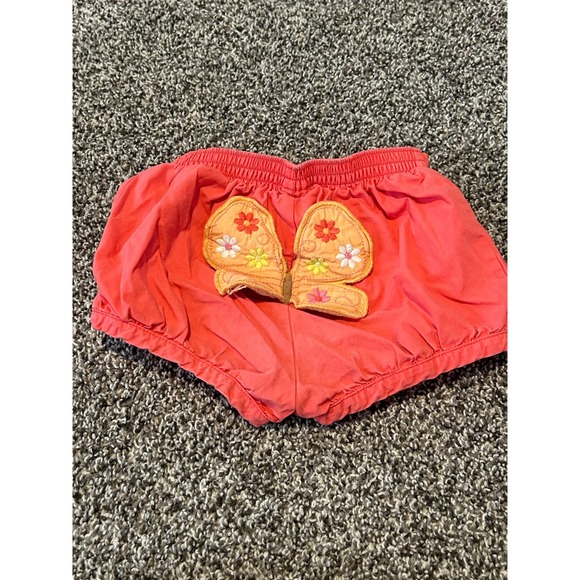 Gymboree Other - Bb18 Gymboree Girls Coral Pink Butterfly Bubble Shorts Bloomers 2T 2008 vintage